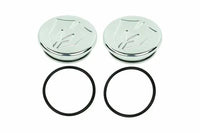 Billet Ball Joint Caps Polished fits Upper Arms 2007-2016 Silverado/Sierra 1500 with Cast Steel Control Arms - 51050