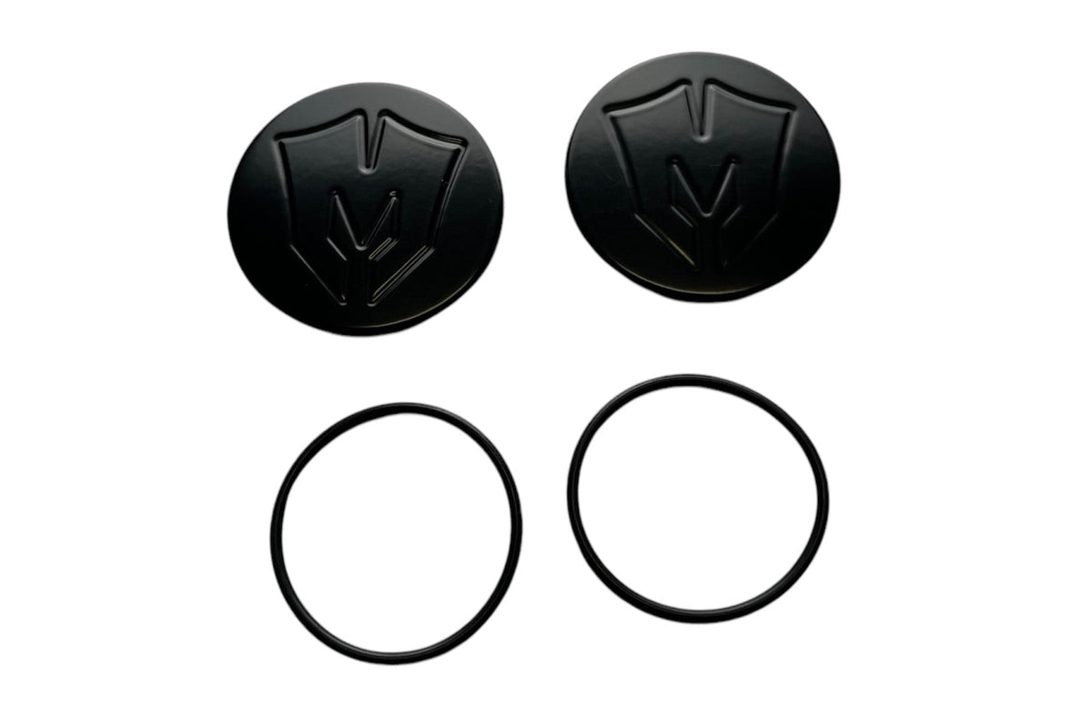 Billet Ball Joint Caps Black Fits Upper Arms 2007-2026 Silverado/Sierra 1500 2011-2026 Silverado/Sierra 2500/3500 - 51051