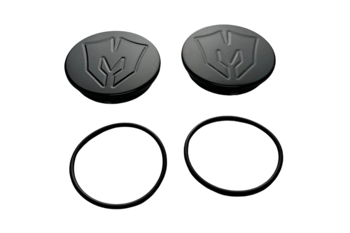 Billet Ball Joint Caps Black Fits Upper Arms 2007-2026 Silverado/Sierra 1500 2011-2026 Silverado/Sierra 2500/3500 - 51051