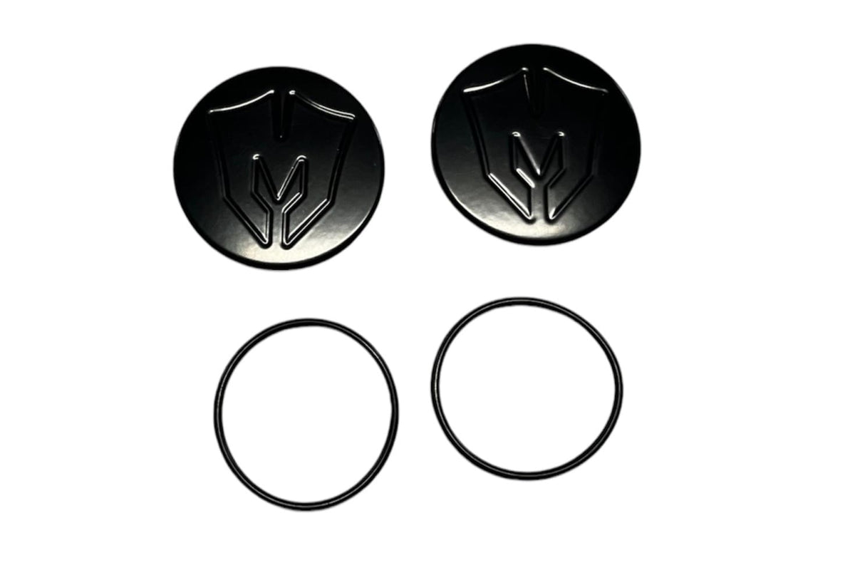 Billet Ball Joint Caps Black Fits Upper Arms 2007-2026 Silverado/Sierra 1500 2011-2026 Silverado/Sierra 2500/3500 - 51051