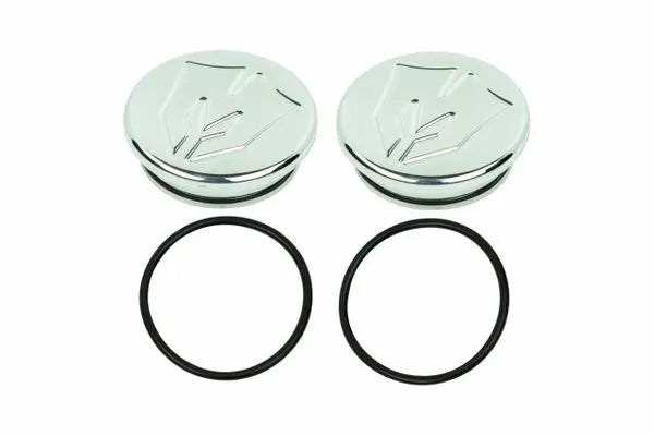Billet Ball Joint Caps Polished Fits Upper Arms 2007-2026 Silverado/Sierra 1500 2011-2026 Silverado/Sierra 2500/3500 - 51052