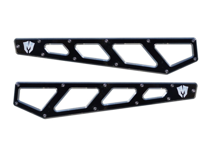 Billet Face Plates fits Radius Arms 2005-2022 Ford F250/F350 for 4 Inch-6 Inch-8 Inch Lift Kits Black - 51101