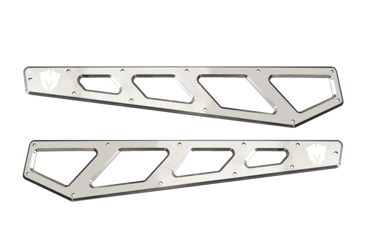 Billet Face Plates for Radius Arms 2005-2022 Ford F250/F350 Raw Finish - 51103