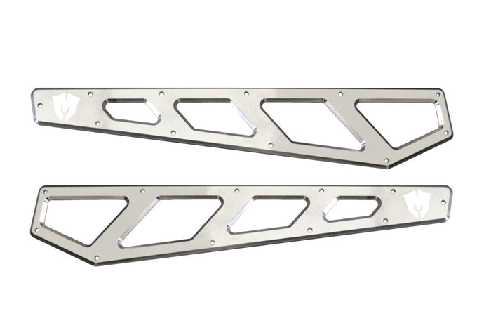Billet Face Plates for Radius Arms 2005-2022 Ford F250/F350 Raw Finish - 51103