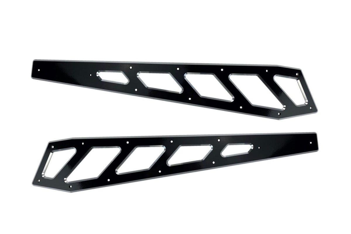 Billet Face Plates fits Radius Arms 2013-2026 Dodge Ram 2500/3500 For 6 Inch and 10 Inch Lift Kits Black - 51205