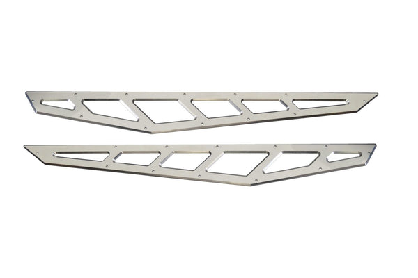 Billet Face Plates for Traction Bars 2020-2026 Silverado/Sierra 2500/3500 Raw Finish - 51343