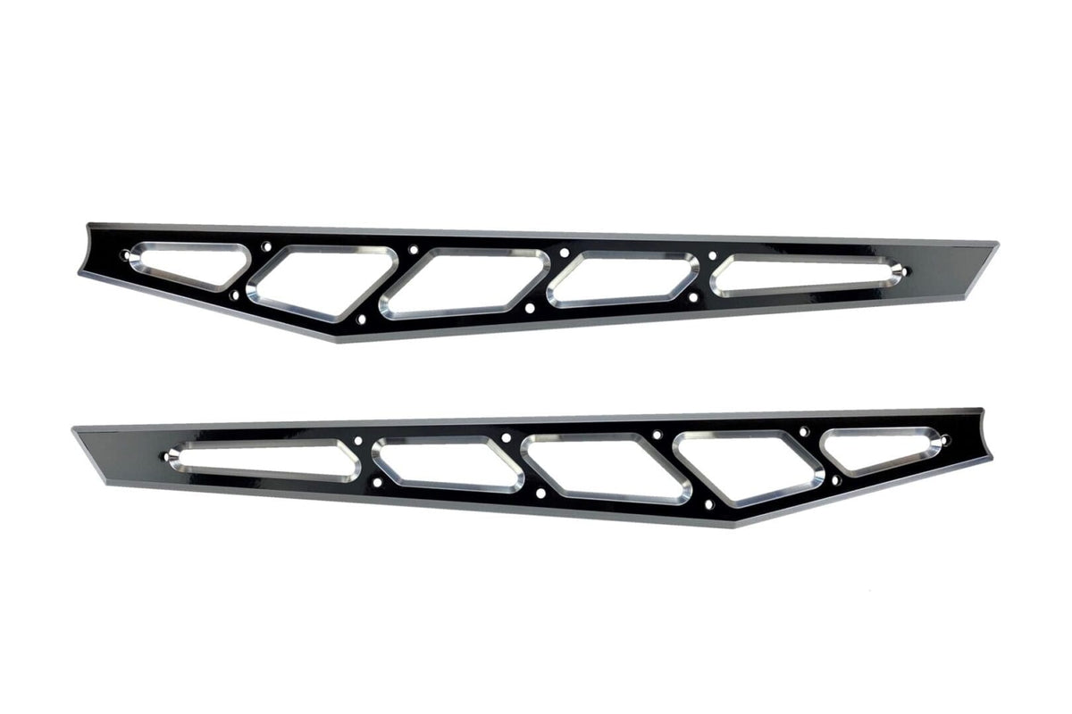 Billet Face Plates fits Compression Struts 2019-2026 Silverado/Sierra 1500 Black - 51407