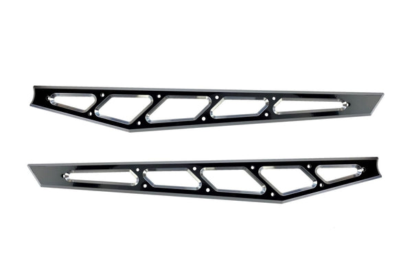 Billet Face Plates fits Compression Struts 2019-2026 Silverado/Sierra 1500 Black - 51407