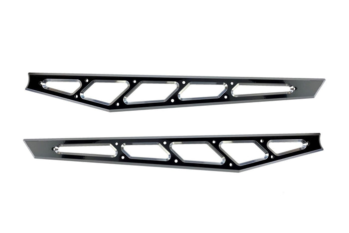 Billet Face Plates fits Compression Struts 2019-2026 Silverado/Sierra 1500 Black - 51407