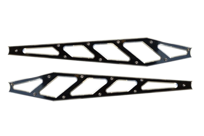 Billet Face Plates fits Compression Struts 2011-2019 Silverado/Sierra 2500/3500 Black - 51411