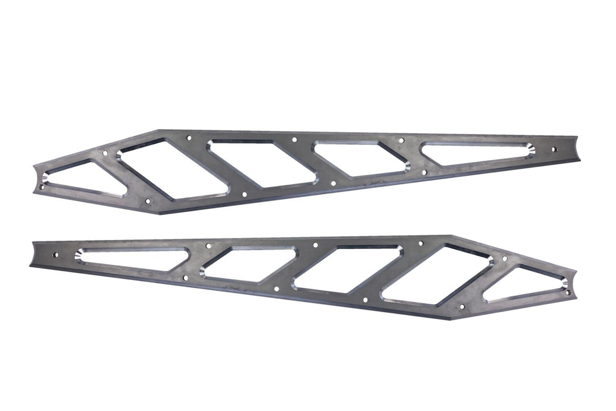 Billet Face Plates for Compression Struts 2011-2019 Silverado/Sierra 2500/3500 Raw Finish - 51413