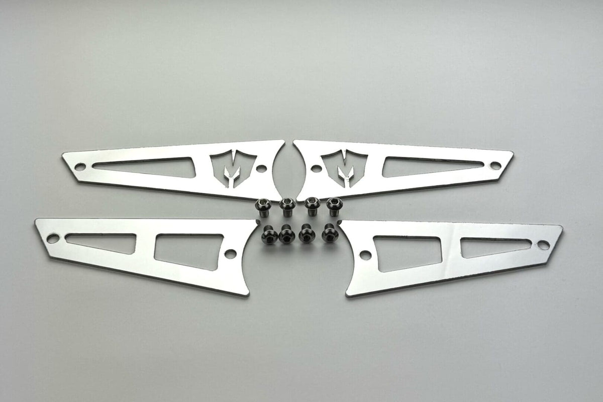 Replacement Stainless Steel Badges for Upper Control Arms 2011-2019 Silverado/Sierra 2500/3500 - 52313