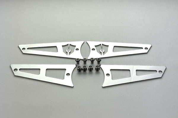 Replacement Stainless Steel Badges for Upper Control Arms 2011-2019 Silverado/Sierra 2500/3500 - 52313