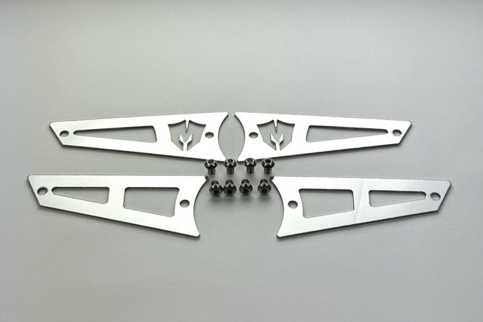 Replacement Stainless Steel Badges for Upper Control Arms 2011-2019 Silverado/Sierra 2500/3500 - 52313