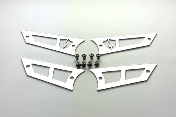 Replacement Stainless Steel Badges for Upper Control Arms 2020-2026 Silverado/Sierra 2500/3500 - 52415