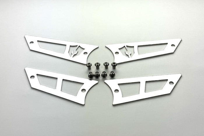 Replacement Stainless Steel Badges for Upper Control Arms 2020-2026 Silverado/Sierra 2500/3500 - 52415