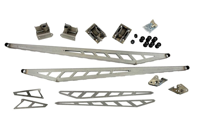 Traction Bar Kit 2020-2026 Silverado/Sierra 3500 Long Bed Raw Finish - 52421