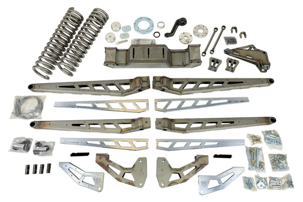 10 Inch Premium Lift Kit with 4-Link 2013-2018 Dodge Ram 3500 4WD Raw Finish - 54356