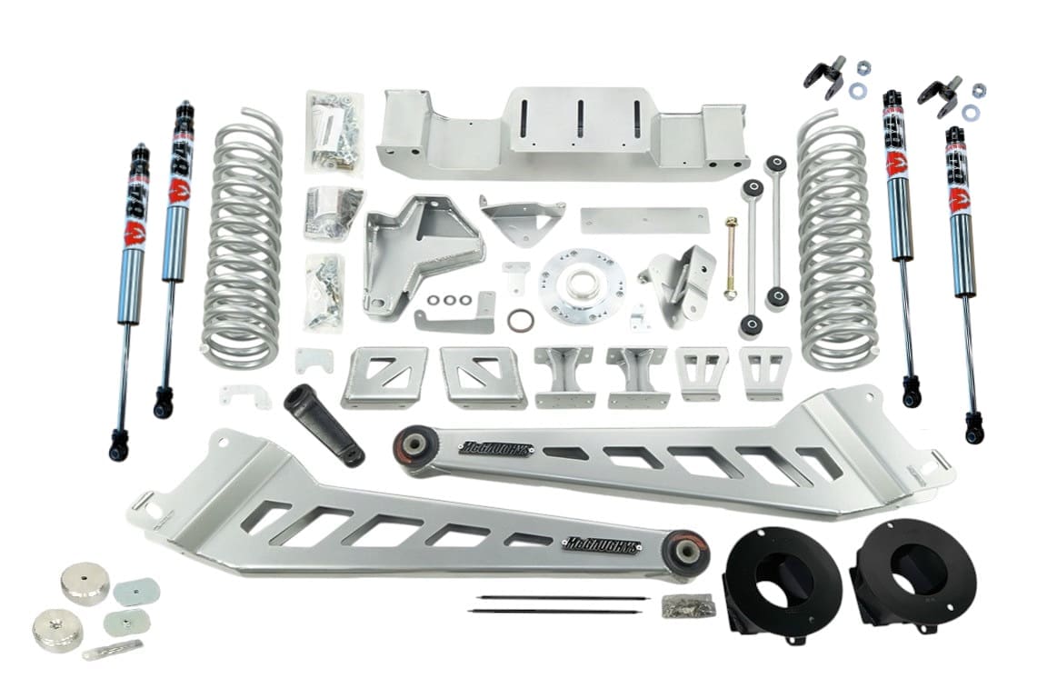 6 Inch  Premium Lift Kit 2019-2024 Dodge Ram 2500 Radius Arms 4WD with Rear Air Suspension - 54412
