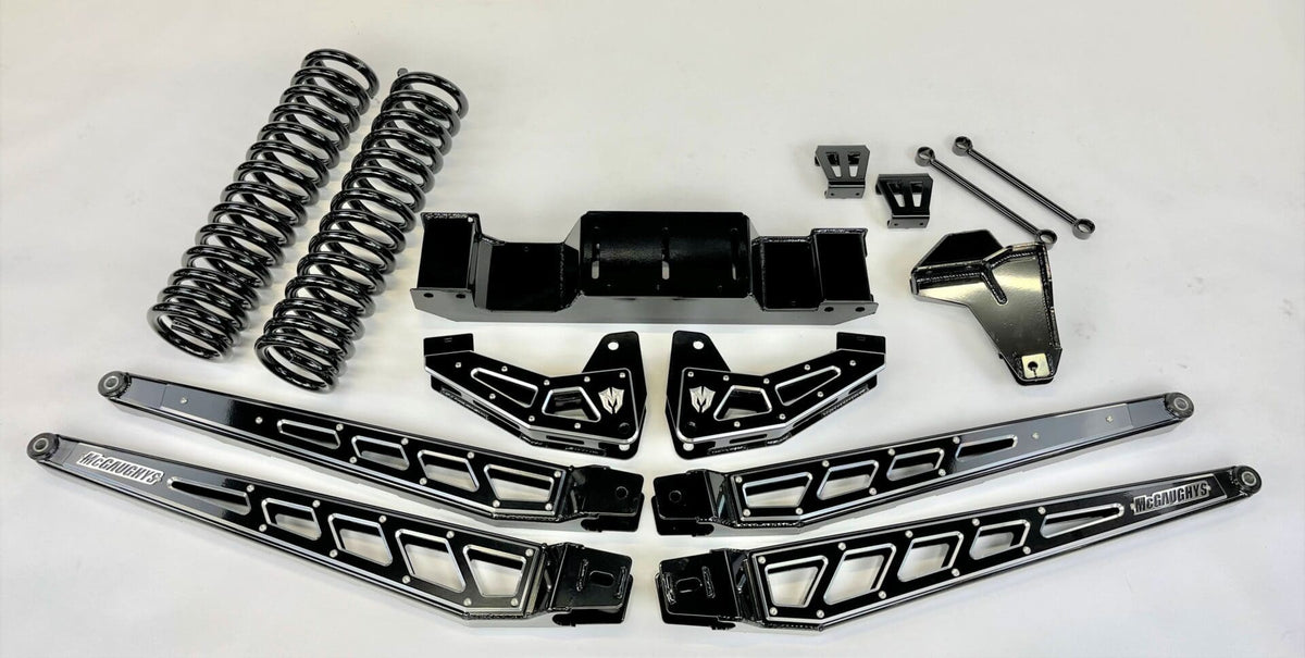 10 Inch Premium Lift Kit with 4-Link 2019-2024 Dodge Ram 2500 4WD Raw Finish - 54422