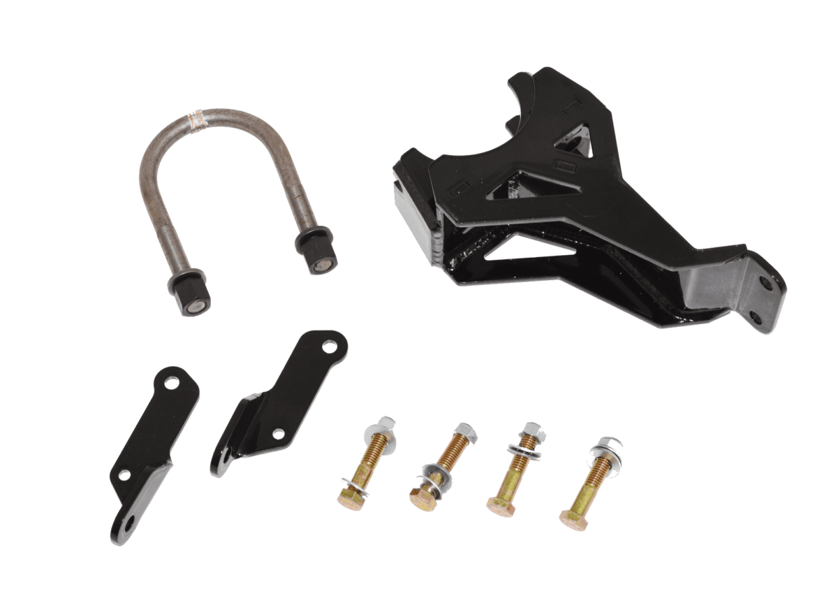 Dual Steering Stabilizer Bracket Kit 2005-2026 Ford F250/F350 Raw Finish - 57230