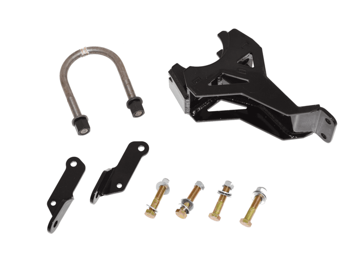 Dual Steering Stabilizer Bracket Kit 2005-2026 Ford F250/F350 Raw Finish - 57230