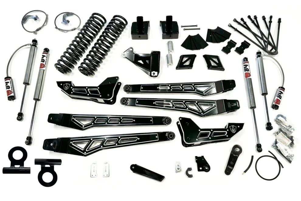 McGaughy's - 8 Inch Premium S/S Black Lift Kit 2023-2024 Ford F350 4WD