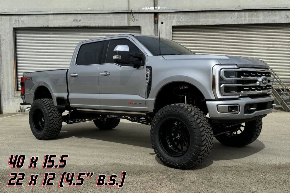 McGaughy's - 8 Inch Premium S/S Black Lift Kit 2023-2024 Ford F350 4WD