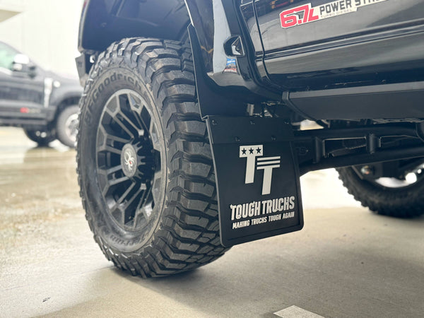 Tough Trucks Kickback Style Mud Flaps Front Pair
