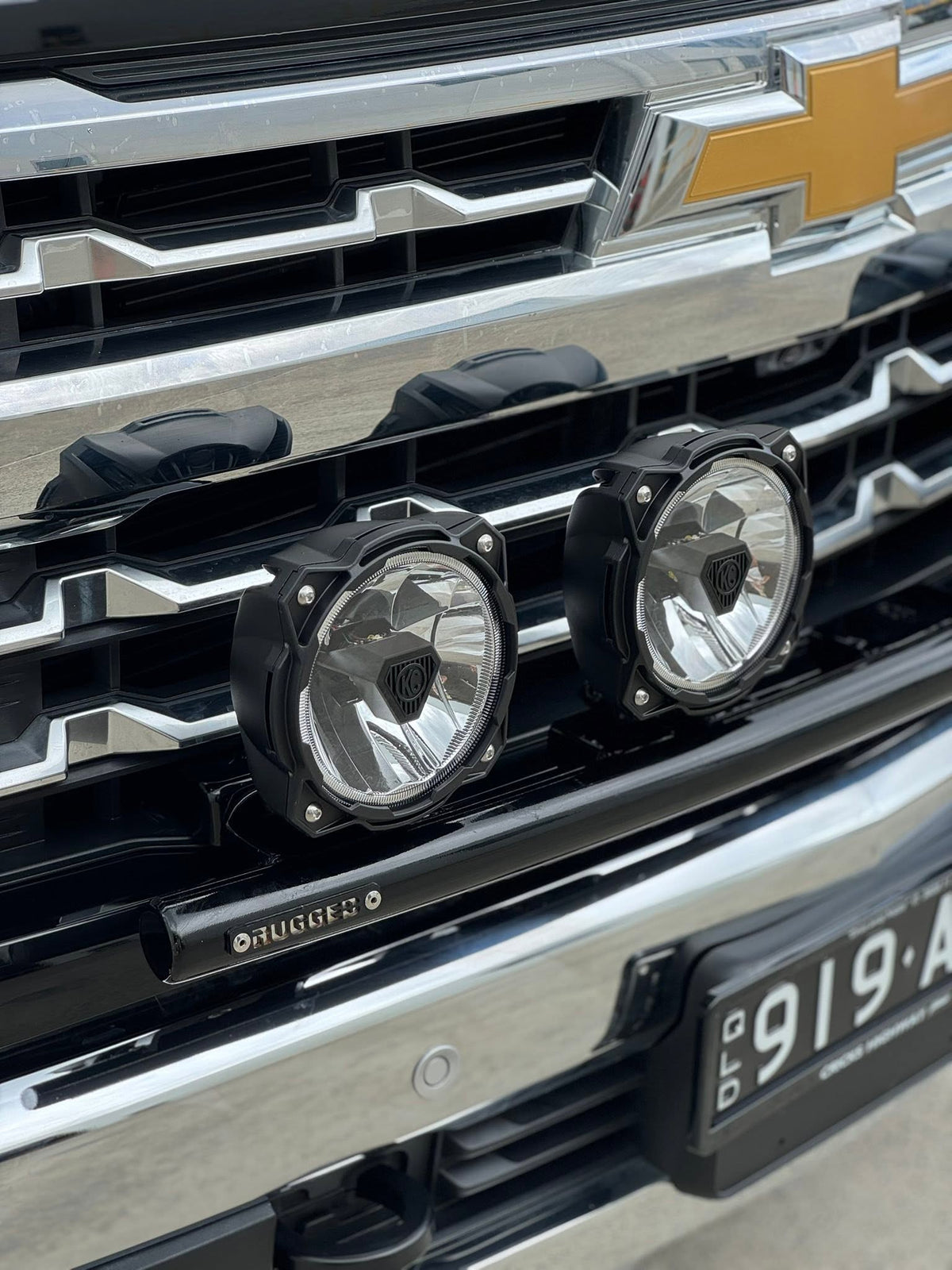 Rugged BullBars - Chev 1500 LTZ Light/Nudge Bar Bracket to suit 2024+