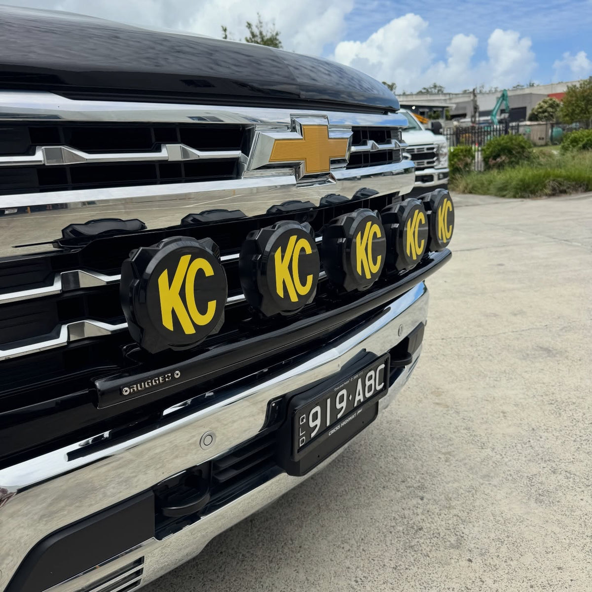 Rugged BullBars - Chev 1500 LTZ Light/Nudge Bar Bracket to suit 2024+