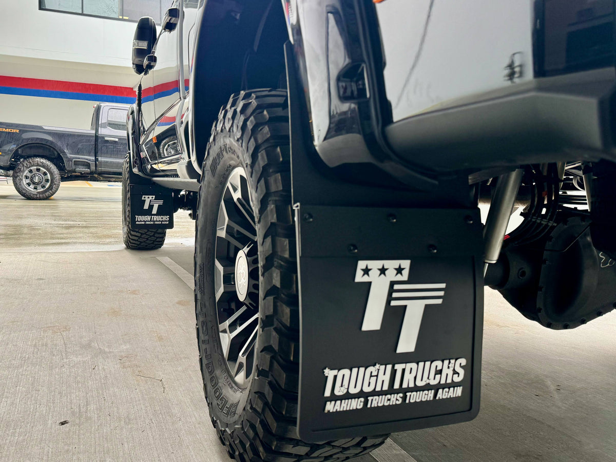 Tough Trucks Kickback Style Mud Flaps Rear Pair