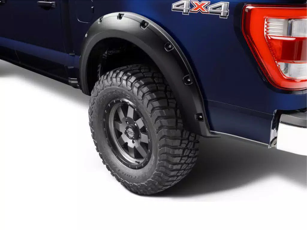 Bushwacker 20963-02 Pocket Style Fender Flares, 4pc F150 21-25 (excl lightning)