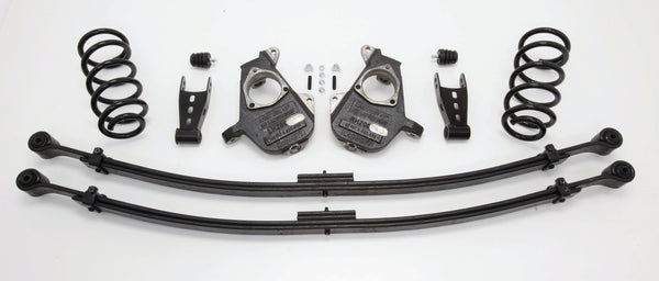 2007-13 S-Cab Silverado 3/5" Deluxe Drop Kit (Spindles, Coil Springs, Leaf Springs, Shackles, & Bump Stops) - 34022