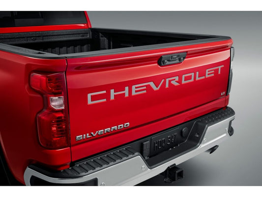 GMSV 84425985 Chevrolet Tailgate Lettering CHEVROLET Decal Silver Vinyl