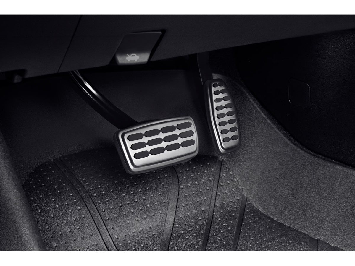 GMSV 84712883 Chevrolet Sport Pedal Cover Package For Automatic Transmission Stainless Steel With Black Rubber