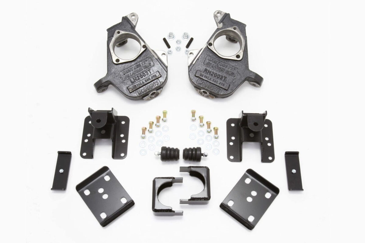 2/4 Inch Spindle/Flip Kit Lowering Kit 1999-2006 Silverado/Sierra 1500 2WD/4WD - 93048