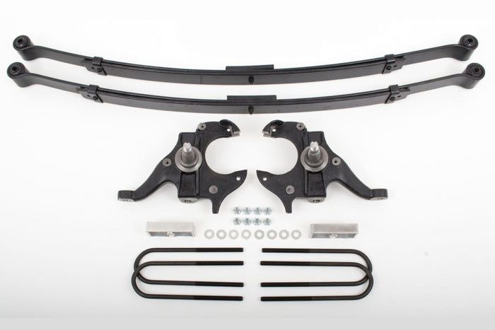 2/4 Inch Spindle/Leaf Spring Lowering Kit 1982-2003 S10/Sonoma 1984-1997 Blazer/Jimmy 2WD - 93108