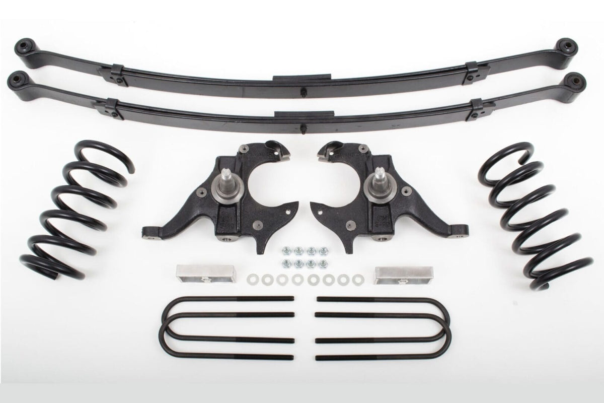 4/4 Inch Spindle/Leaf Spring Lowering Kit 1982-2003 S10/Sonoma 2WD Regular Cab - 93114