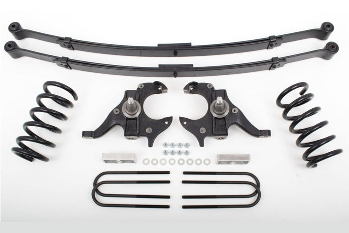 4/4 Inch Spindle/Leaf Spring Lowering Kit 1982-2003 S10/Sonoma 2WD Regular Cab - 93114