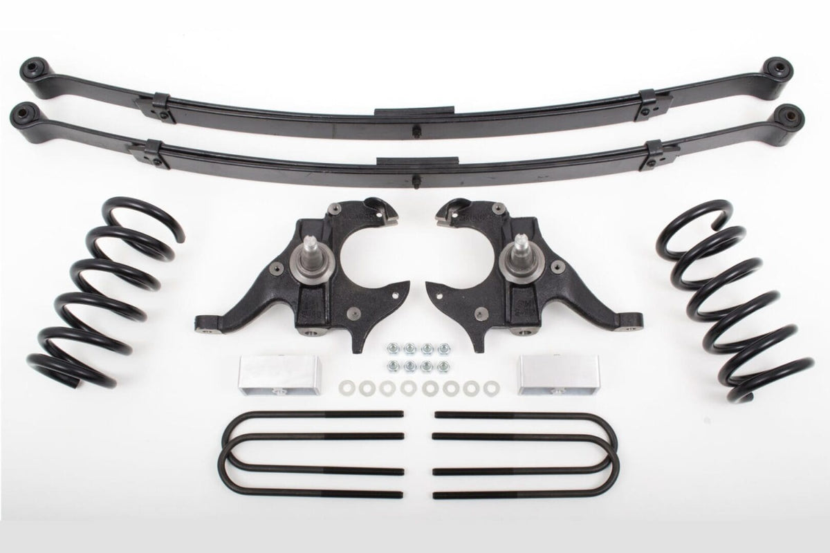 4/5 Inch Spindle/Leaf Spring Lowering Kit 1982-2003 S10/Sonoma 2WD Regular Cab - 93116