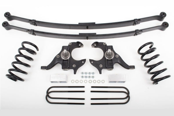 4/5 Inch Spindle/Leaf Spring Lowering Kit 1982-2003 S10/Sonoma 2WD Regular Cab - 93116