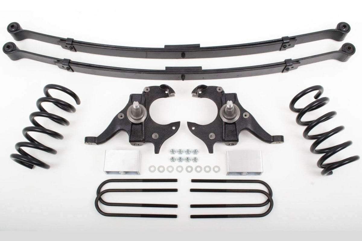 4/6 Inch Spindle/Leaf Spring Lowering Kit 1982-2003 S10/Sonoma 2WD Extended Cab - 93119
