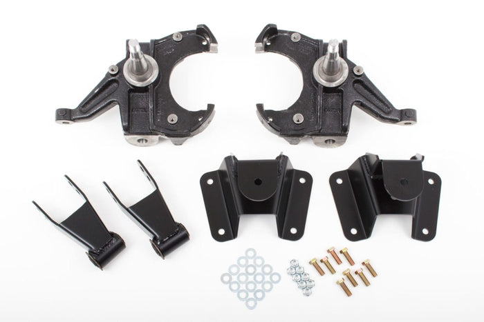 2.5/4 Inch Spindle Lowering Kit 1973-1987 GM C10 2WD Light Duty - 93130