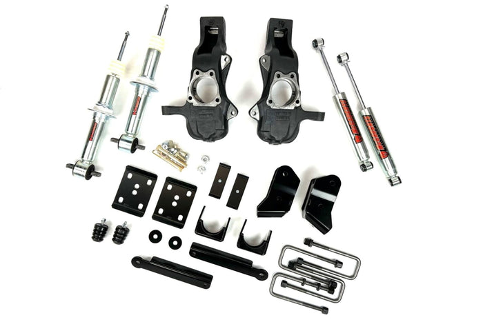 2.5/4 Inch Spindle/Flip Kit Lowering Kit 2019-2026 Silverado/Sierra 1500 2WD/4WD - 93219