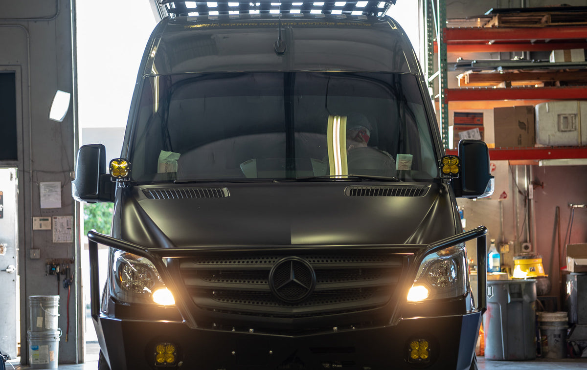 SDHQ 07-18 Mercedes Sprinter Van SDHQ Built A-Pillar Light Mounts