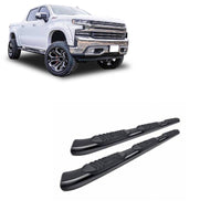 Black Horse Off Road | EXTREME Wheel-to-Wheel Side Steps-Satin Black-Silverado and Sierra 1500