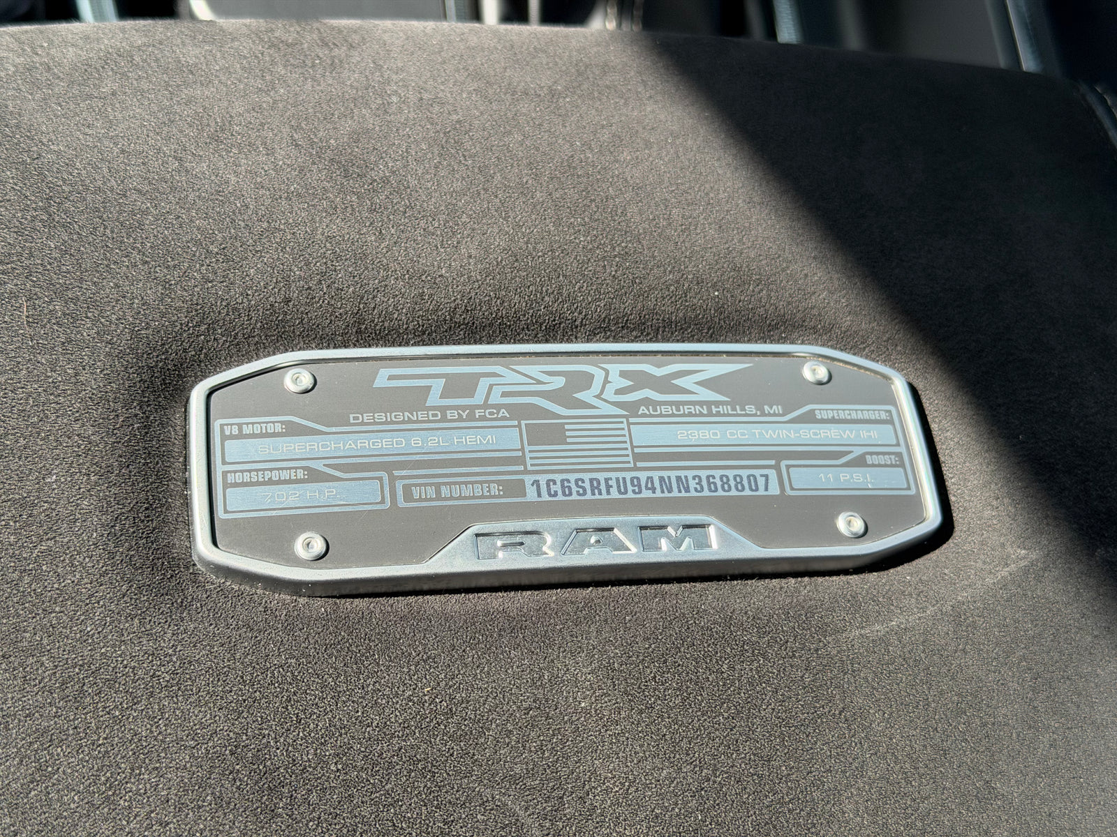 2022 RAM 1500 TRX 6.2L Supercharged V8 4x4 - White