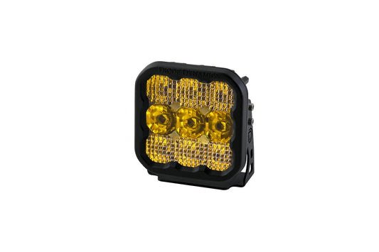 DIODE DYNAMICS SS5 LED Pod Pro Yellow Combo Single