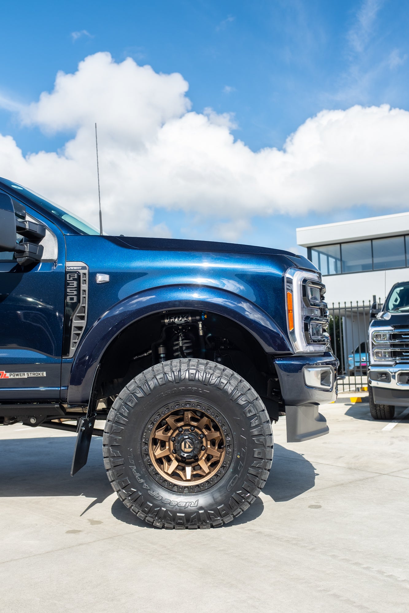 NEW 2023 FORD F350 LARIAT 'SHOP CUSTOM' - ANTIMATTER BLUE (STOCK # 5042)